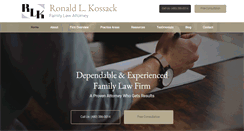 Desktop Screenshot of kossacklaw.com